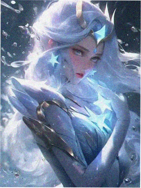动漫美女 冰雪公主的复仇 冰雪造型